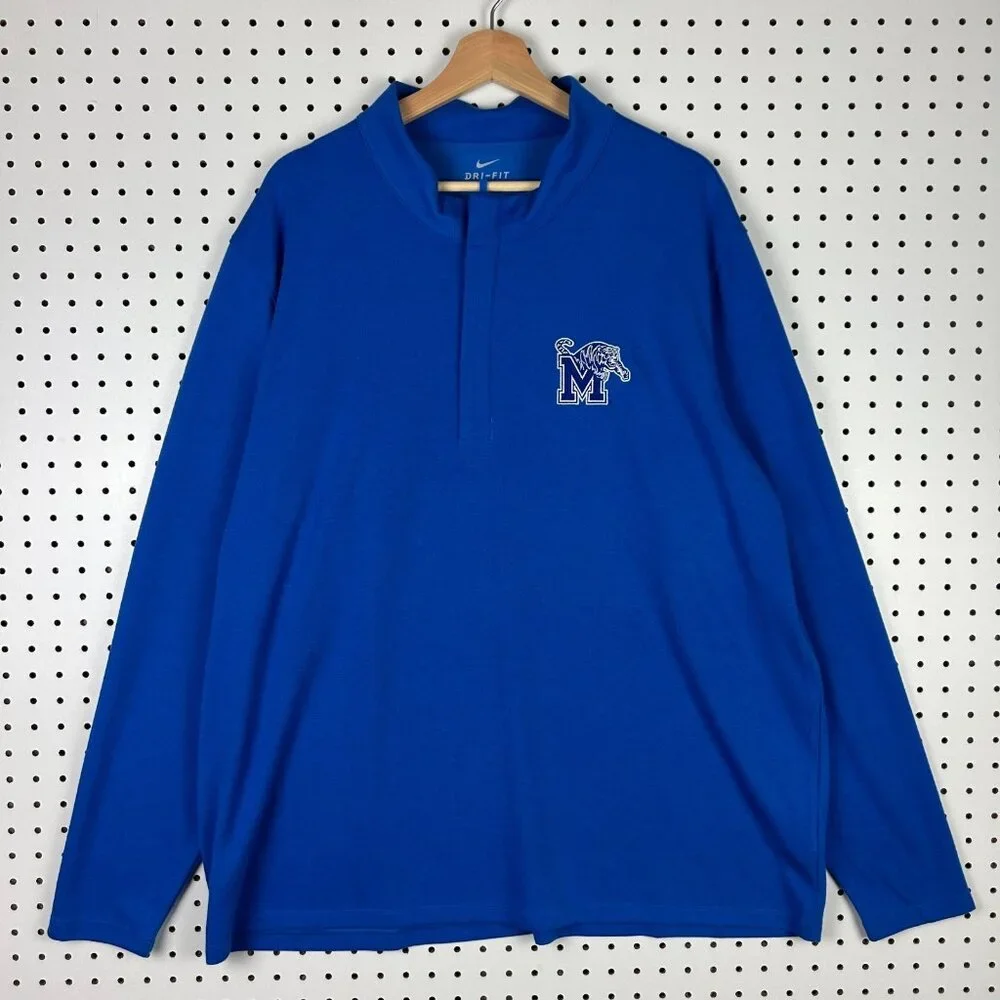 Nike Memphis Tigers Quarter Zip XXL Basketball‎ Team Issued Penny Hardaway NWT